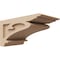 Ekena Millwork 7"W x 14"D x 7"H Wide Mayflower Rough Cedar Woodgrain TimberThane Corbel, Primed Tan CORUR07X14X07MAYRCPR - alternate 1